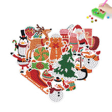 Load image into Gallery viewer, 2PCS Gem Art DIY Craft Kit Diamond Painting Sticker (Christmas Element BT406)