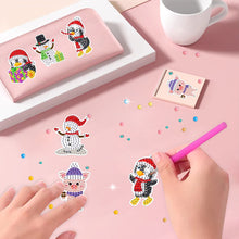 Load image into Gallery viewer, 2PCS Gem Art DIY Craft Kit Diamond Painting Sticker (Christmas Creatures BT412)