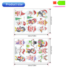 Load image into Gallery viewer, 2PCS Gem Art DIY Craft Kit Diamond Painting Sticker (Christmas Creatures BT412)