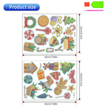 Load image into Gallery viewer, 2PCS Gem Art DIY Craft Kit Diamond Painting Sticker (Christmas Critters BT415)