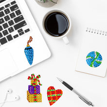 Load image into Gallery viewer, 2PCS Gem Art DIY Craft Kit Diamond Painting Sticker (Christmas Critters BT415)