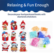 Load image into Gallery viewer, 2PCS Gem Art DIY Craft Kit Diamond Painting Sticker (Christmas Creatures BT422)