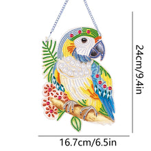 Load image into Gallery viewer, Special Shape Diamond Art Hanging Pendant for Home Wall Decor (Parrot)