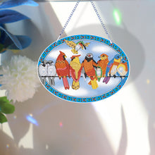 Load image into Gallery viewer, Special Shape Diamond Art Hanging Pendant for Home Wall Decor (Flock of Birds)