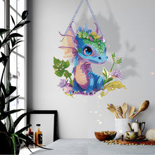 Load image into Gallery viewer, Special Shape Diamond Art Hanging Pendant for Home Wall Decor (Pterosaur)