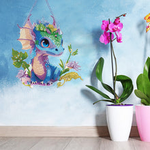 Load image into Gallery viewer, Special Shape Diamond Art Hanging Pendant for Home Wall Decor (Pterosaur)