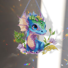 Load image into Gallery viewer, Special Shape Diamond Art Hanging Pendant for Home Wall Decor (Pterosaur)