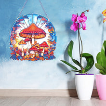 Load image into Gallery viewer, Special Shape Diamond Art Hanging Pendant for Home Wall Decor (Mushroom)