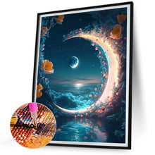 Load image into Gallery viewer, Diamond Painting - Full Round - Fantasy mirror under the moon (30*40CM)
