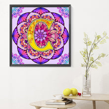 Load image into Gallery viewer, Diamond Painting - Full Round - Mandala letter C (30*30CM)