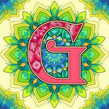Load image into Gallery viewer, Diamond Painting - Full Round - Mandala letter G (30*30CM)
