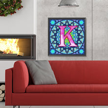Load image into Gallery viewer, Diamond Painting - Full Round - Mandala letter K (30*30CM)