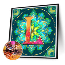 Load image into Gallery viewer, Diamond Painting - Full Round - Mandala letter L (30*30CM)