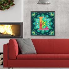 Load image into Gallery viewer, Diamond Painting - Full Round - Mandala letter L (30*30CM)