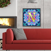 Load image into Gallery viewer, Diamond Painting - Full Round - Mandala letter N (30*30CM)