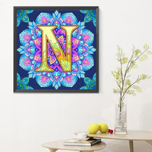 Load image into Gallery viewer, Diamond Painting - Full Round - Mandala letter N (30*30CM)