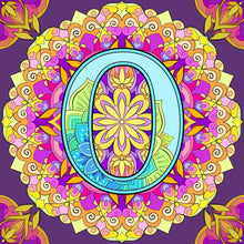 Load image into Gallery viewer, Diamond Painting - Full Round - Mandala letter O (30*30CM)