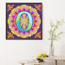 Load image into Gallery viewer, Diamond Painting - Full Round - Mandala letter O (30*30CM)
