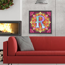 Load image into Gallery viewer, Diamond Painting - Full Round - Mandala letter R (30*30CM)