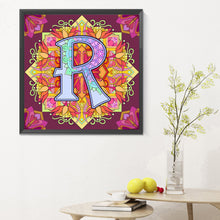 Load image into Gallery viewer, Diamond Painting - Full Round - Mandala letter R (30*30CM)