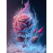 Load image into Gallery viewer, Diamond Painting - Full Round - smoke rose (30*40CM)