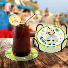 Load image into Gallery viewer, 8PCS Special Shape Diamond Painting Coasters Kits (Lemon and Gnome)
