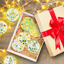 Load image into Gallery viewer, 8PCS Special Shape Diamond Painting Coasters Kits (Lemon and Gnome)