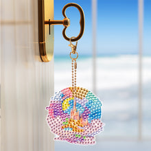 Load image into Gallery viewer, 7PCS Double Sided Special Shape Diamond Painting Keychain (Fantasy Star Castle)