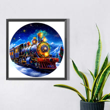 Load image into Gallery viewer, AB Diamond Painting - Full Round - Christmas train (30*30CM)