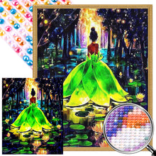Load image into Gallery viewer, AB Diamond Painting - Full Round - Power-Lotus Fairy (40*50CM)