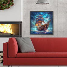 Load image into Gallery viewer, Diamond Painting - Full Round - sea sailing boat (30*30CM)
