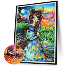 Load image into Gallery viewer, Diamond Painting - Full Round - girl (30*40CM)