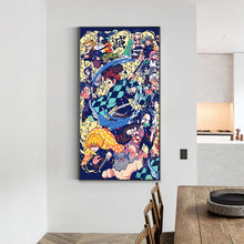 Load image into Gallery viewer, Diamond Painting - Full Round - Demon Slayer: Kimetsu no Yaiba (40*70CM)