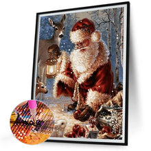 Load image into Gallery viewer, Diamond Painting - Full Round - Santa Claus and animals (30*40CM)