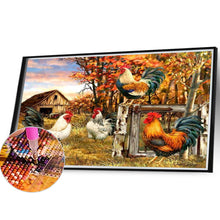 Load image into Gallery viewer, Diamond Painting - Full Round - country cock (40*30CM)