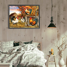 Load image into Gallery viewer, Diamond Painting - Full Round - country cock (40*30CM)