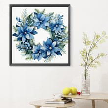 Load image into Gallery viewer, Diamond Painting - Full Round - blue garland (30*30CM)