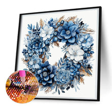 Load image into Gallery viewer, Diamond Painting - Full Round - blue garland (30*30CM)