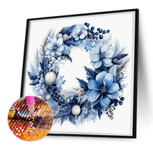 Load image into Gallery viewer, Diamond Painting - Full Round - blue garland (30*30CM)