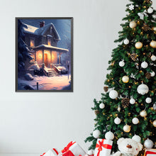 Load image into Gallery viewer, Diamond Painting - Full Round - Snow cabin (30*40CM)
