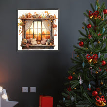 Load image into Gallery viewer, Diamond Painting - Full Round - A corner of the autumn cabin (40*40CM)