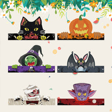 Load image into Gallery viewer, 6PCS Diamond Painting Funny Party Hats Holiday Hat for Girl Kid(Halloween Style)