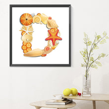 Load image into Gallery viewer, Diamond Painting - Full Round - beach letter D (30*30CM)
