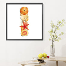 Load image into Gallery viewer, Diamond Painting - Full Round - Beach letter I (30*30CM)