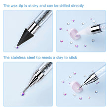 Load image into Gallery viewer, Diamond Painting Pens Double Heads Glue Point Drill Pen for Nail Art Rhinestones