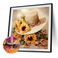 Load image into Gallery viewer, Diamond Painting - Full Square - sunflower hat (30*30CM)