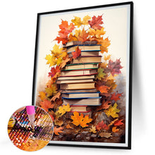 Load image into Gallery viewer, Diamond Painting - Full Square - maple leaf books (30*40CM)