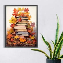 Load image into Gallery viewer, Diamond Painting - Full Square - maple leaf books (30*40CM)
