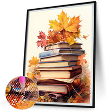Load image into Gallery viewer, Diamond Painting - Full Square - maple leaf books (30*40CM)