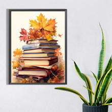 Load image into Gallery viewer, Diamond Painting - Full Square - maple leaf books (30*40CM)
